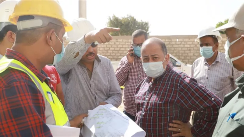 رئيس مياه اسيوط يتفقدأعمال المد والتدعيم بقرية الزرابي مركز أبوتيج