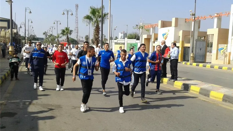 ماراثون جري لشباب يدير شباب (yly) ببنى سويف