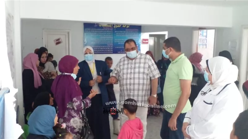 رئيس مدينة سفاجا يتفقد الوحدة الصحية لمتابعة سير وانتظام العمل