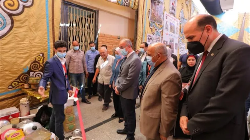 افتتاح معرض السوق الخيرى بجامعة الزقازيق
