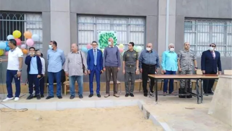 افتتاح مدرسة الشهيد محمد صلاح بالسادس من اكتوبر بالجيزة.. بالصور