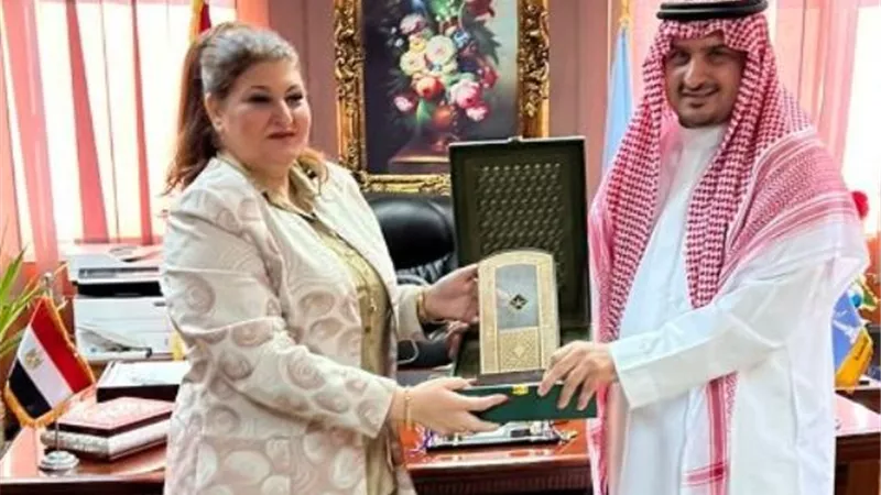 القنصل السعودى بالإسكندرية يزور مديرية الشباب و الرياضة