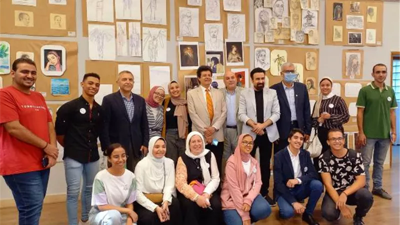 كلية الفنون الجميلة فى حلوان تنظم معرض ابهار مصر الثالث.. بالصور