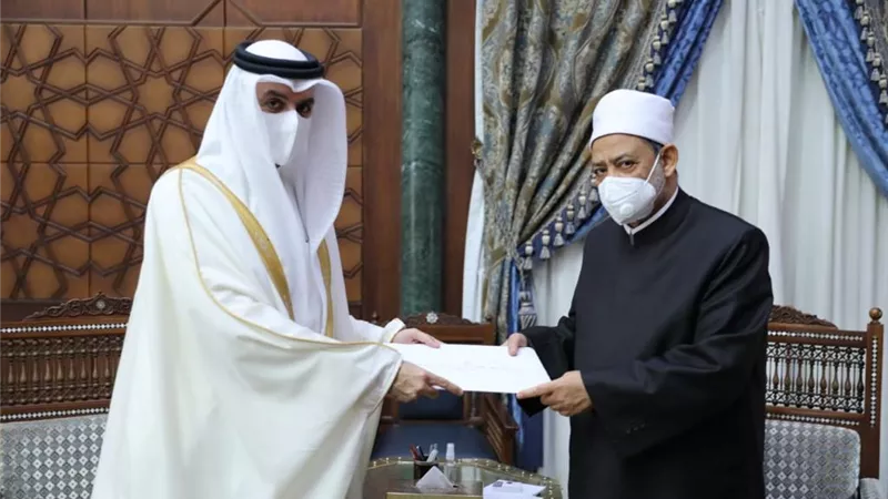 شيخ الأزهر يتلقى دعوة رسمية من العاهل البحريني الملك حمد بن عيسى آل خليفة لزيارة بلاده