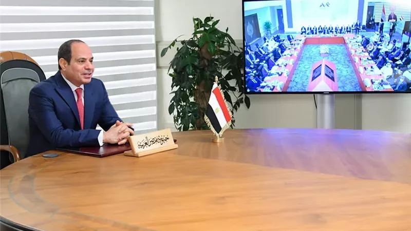 الرئيس السيسى: مصر لم ولن تألو جهدا فى مساعدة أشقائها على الوصول لبر الأمان