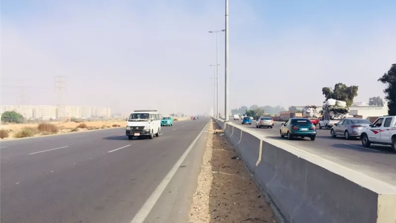 اعادة فتح طريق الإسماعيلية الصحراوي بعد زوال الشبورة