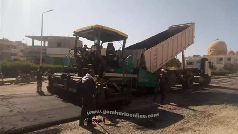 بالصور : متابعة لأعمال التطوير ورفع كفاءة منطقة حفر الباطن بالغردقة