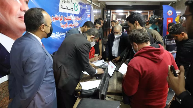 نائب محافظ المنيا : التسجيل وتلقى لقاح كورونا لايستغرق 3 دقائق تيسيرا على المواطنين