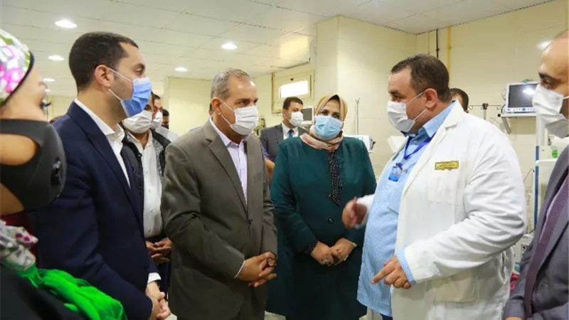 محافظ كفر الشيخ ونائبه يفتتحان قسم الحضان والعناية المركزة بمستشفى فوه