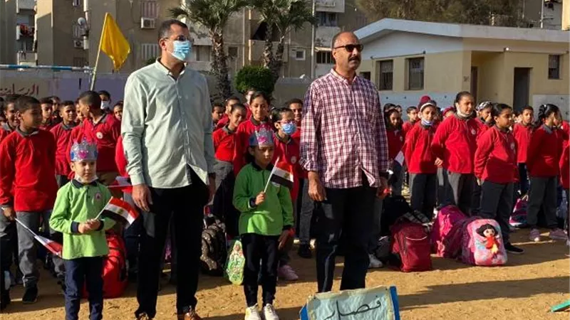 تعليم السويس.. جولات يومية لتفعيل مبادرة أجمل طابور