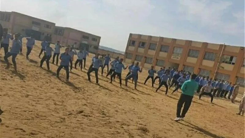 مدير التعليم الفنى بالقليوبية يتفقد مدارس التأسيس العسكرى