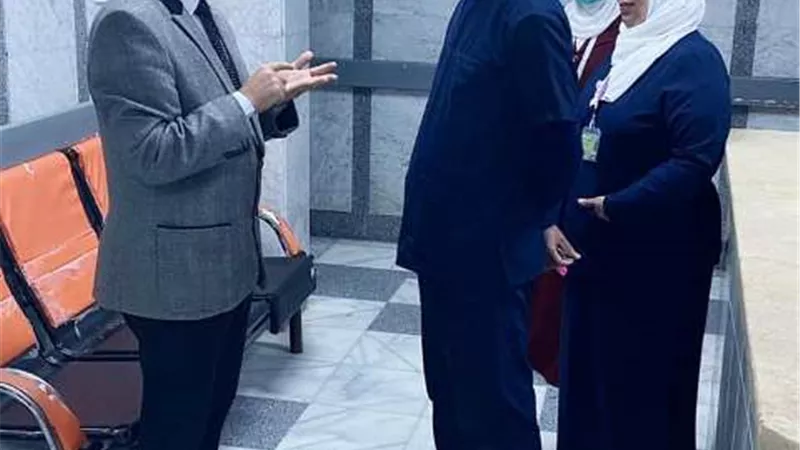 مدير الطب العلاجى يتفقد مستشفى التوليد والصحة الانجابية بمطروح