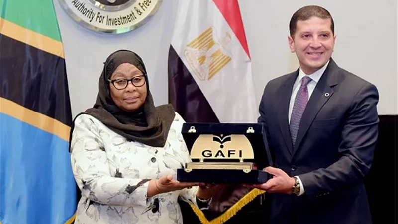رئيسة تنزانيا تفتتح منتدى الأعمال المصري التنزاني