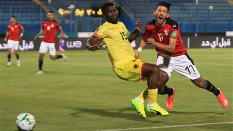 منتخب انجولا يتقدم على منتخب مصر بالهدف الثانى