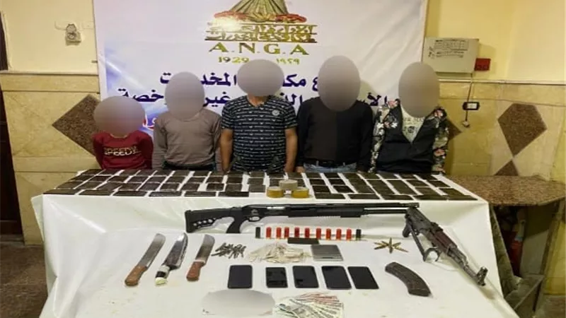 ضبط 13 عنصرا إجراميا تخصصوا فى ببيع وترويج المواد المخدرة بالبحيرة