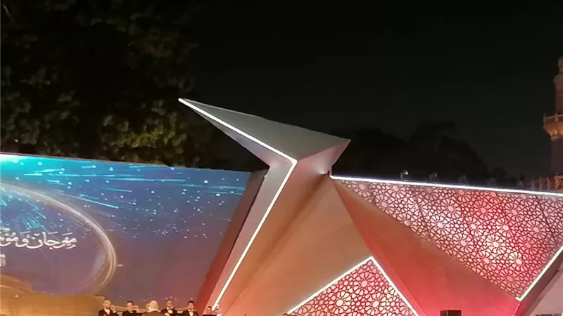 طارق شوقي يحضر حفل صابر الرباعي بالاوبرا المصرية