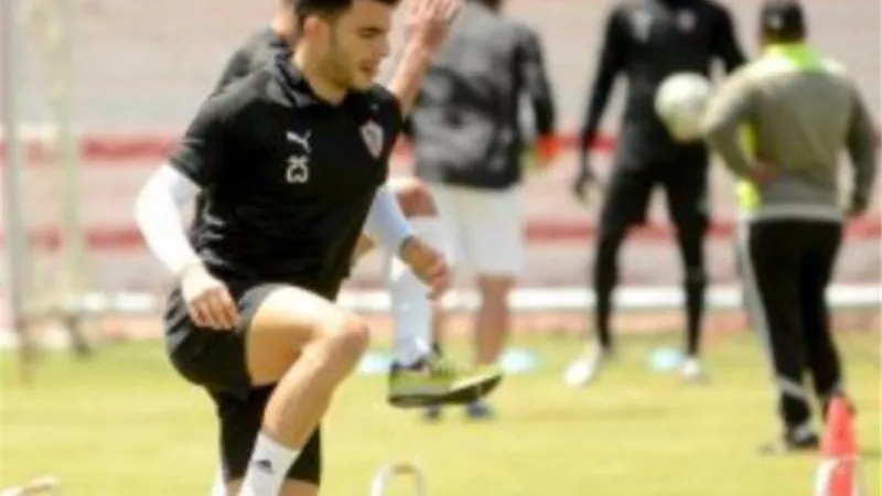 تدريبات تأهيلية لثلاثي الزمالك في مران اليوم