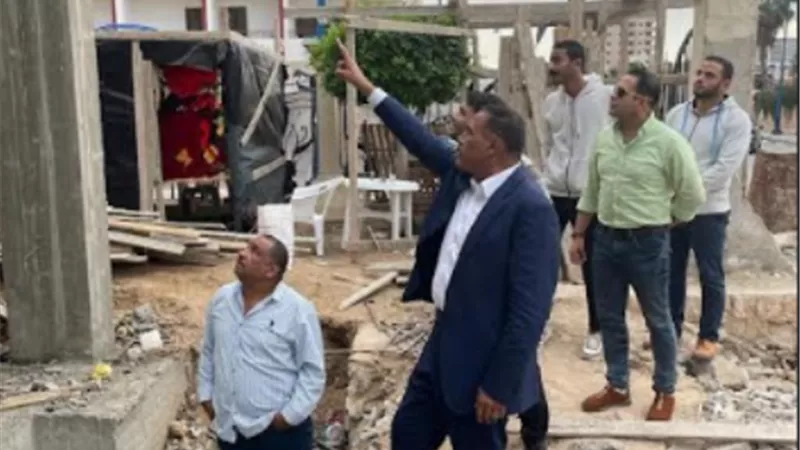 شعيب يتفقد أعمال إنشاء مبنى فرع دار الإفتاء الجديد بمطروح