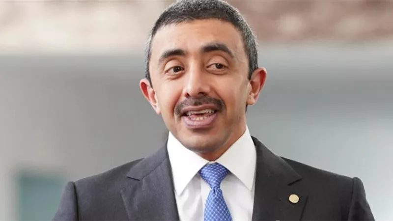 وزير الخارجية الإماراتي يناقش مع المبعوث الأممي إلى دمشق تطورات الأوضاع في سوريا