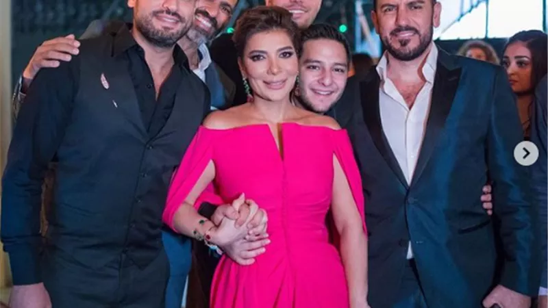 أول لقاء يجمع بين شقيق أصالة وزوجها فى د دار الاوبرا المصرية