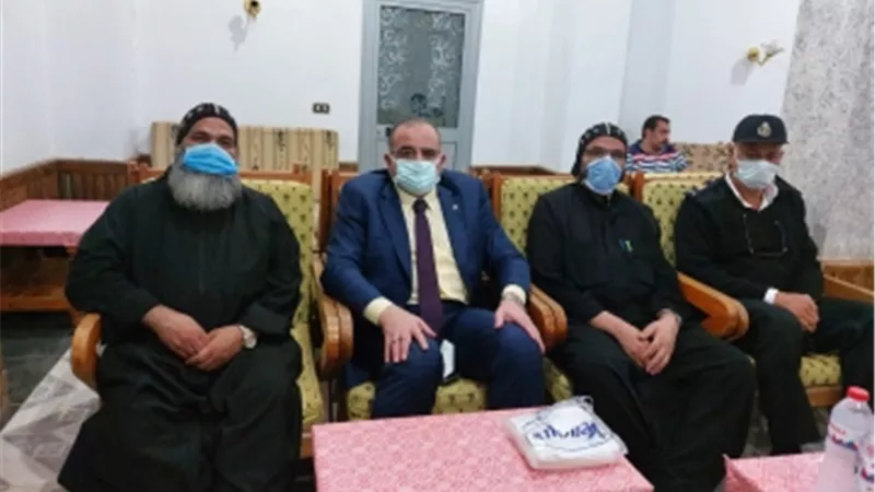 مدير أمن الاقصر يزور دير مارجرجس الرزيقات ويتفقد التأمينات