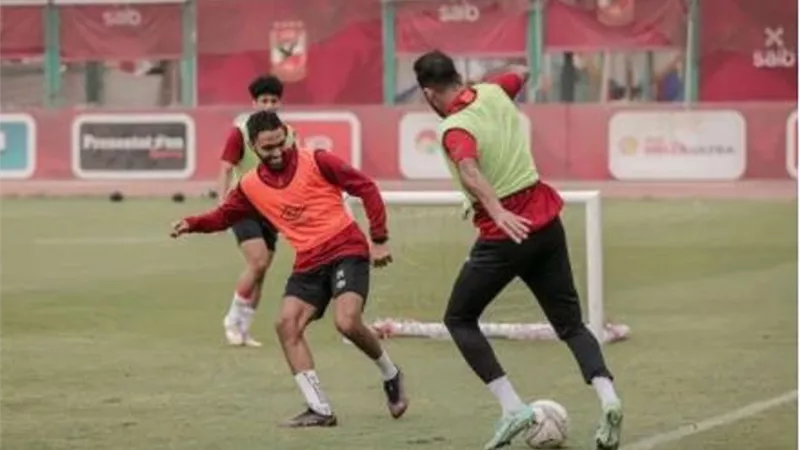 الأهلى يخوض تقسيمة قوية استعداداً للمقاولون العرب بالدورى