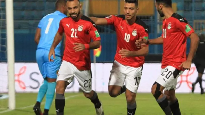 الطريق للمونديال.. منتخب مصر يتقدم على الجابون بهدف قفشة