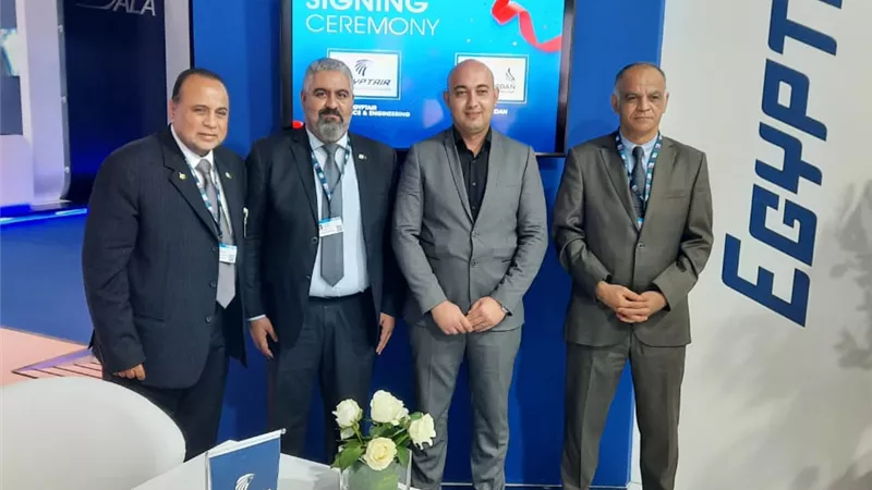 مصر للطيران للصيانة والأعمال الفنية تقدم خدمات صيانة الطائرات لشركة Fly Jordan الأردنية