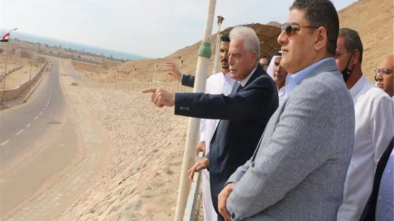 محافظ جنوب سيناء يواصل جهوده لتنشيط والترويج السياحي لمنطقة حمام موسى