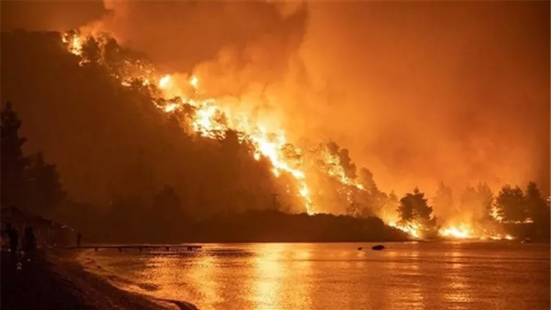 الدفاع المدنى اللبنانى ينشر خريطة لحرائق الغابات المحتملة