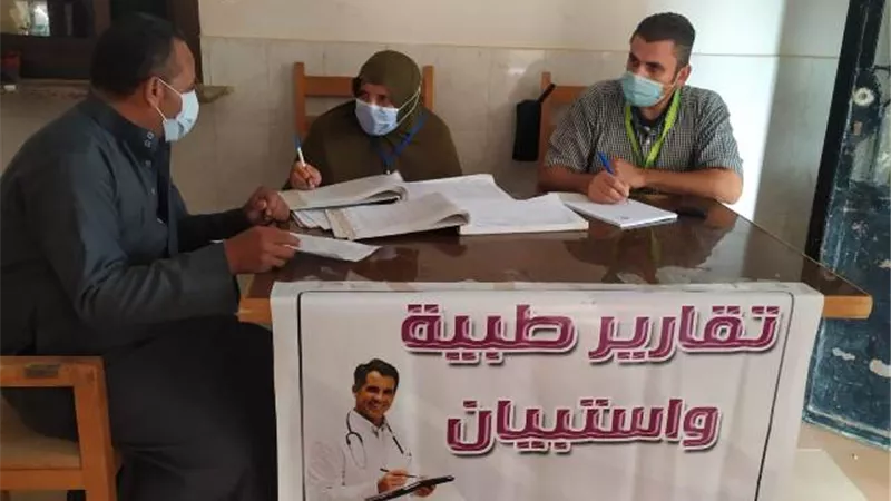 الكشف وتوفير العلاج لــ1500 مواطناُ فى قافلة بقرية جزيرة أبوصالح بناصر.. بالصور