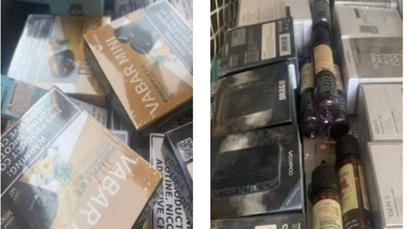 محظور دخولها للبلاد .. ضبط 21 ألف شيشه إلكترونية وإكسسواراتها بميناء غرب بورسعيد