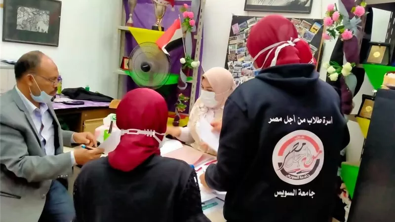 انطلاق ماراثون انتخابات الاتحادات الطلابية بحامعة السويس