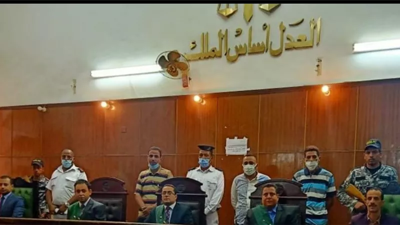 المشدد 10سنوات للسيد قبيصي وتغريمه 10الاف جنيه ومصادرة المضبوطات