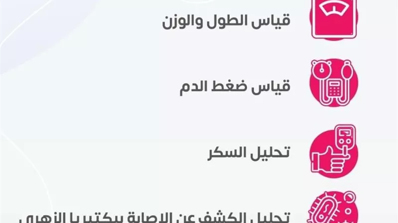 بالانفوجراف .. ٥ فحوصات بمبادرة العناية بصحة الأم والجنين