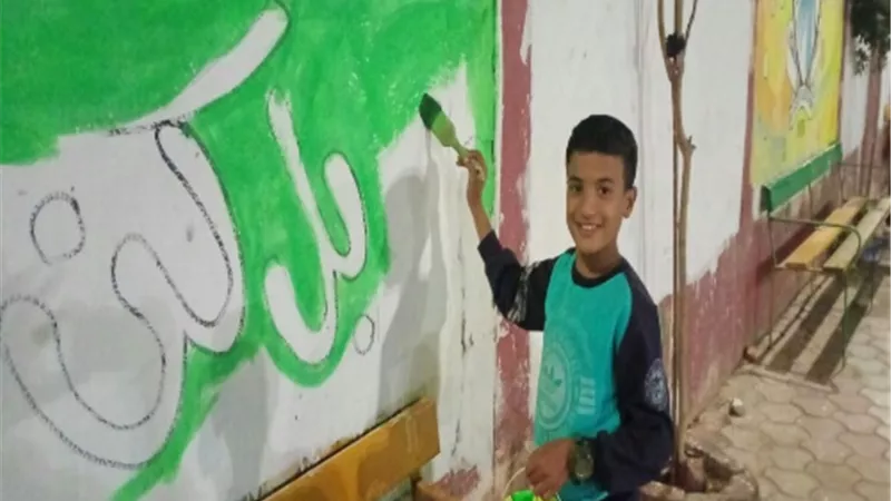 انطلاق مبادرة تزيين اسوار الملاعب فى مراكز شباب القليوبية