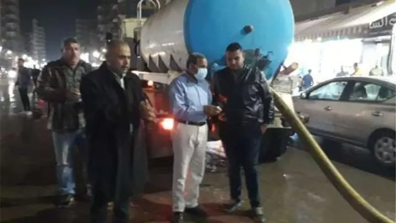 محافظ الشرقية يُشيد بمجهودات شركة المياه في مواجهة موجة الطقس السيئ