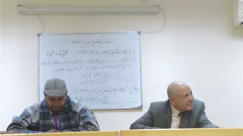 علم العروض وقواعد اللغة في لقاء نادي أدب أسيوط