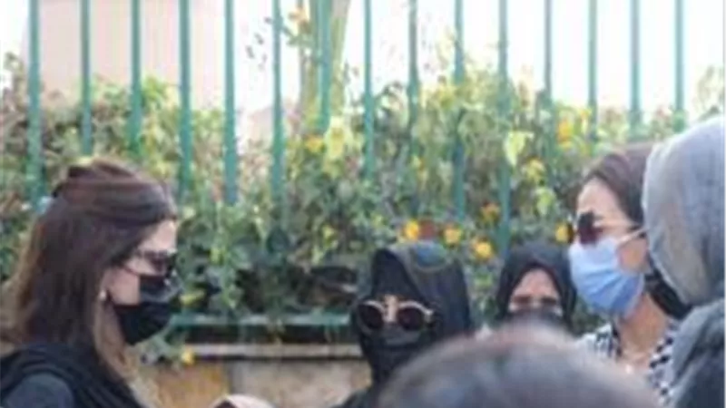وصول جومانا مراد جنازة الفنانة سهير البابلى لوداعها الاخير
