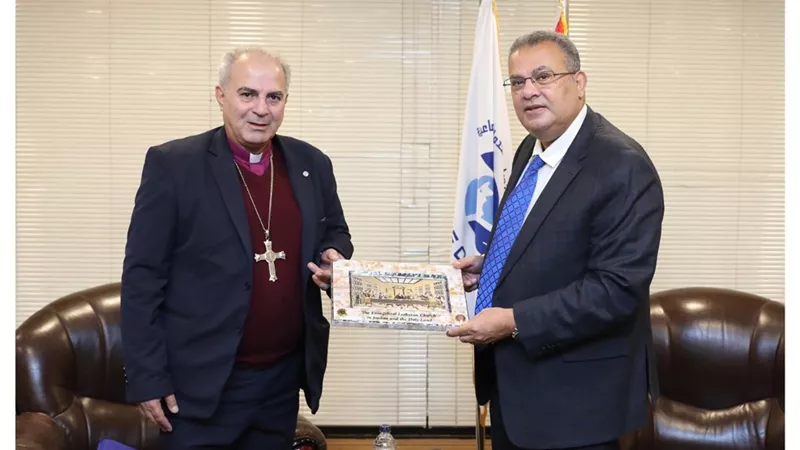 رئيس الطائفة الإنجيلية بمصر يستقبل مطران الكنيسة اللوثرية فى الأردن والأراضي المقدسة