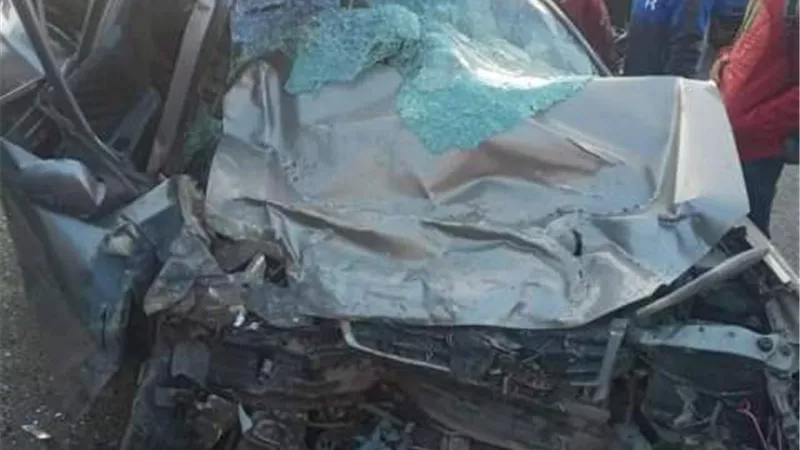 إصابة خطيرة لسيدة في حادث تصادم مروع بالإسماعيلية..صور
