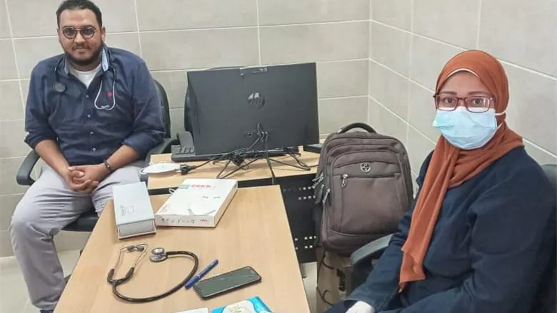 جامعة أسوان تنظم قافلة طبية للمتضررين من جراء الامطار بالكوبانية