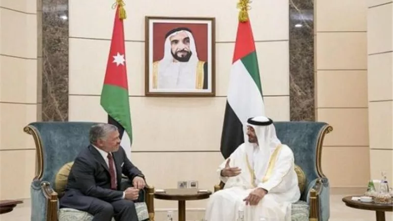 العاهل الأردني يصل إلى الإمارات