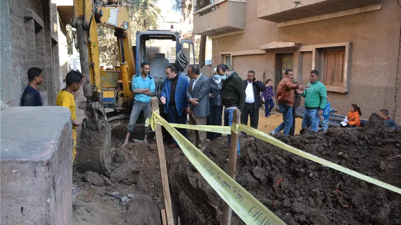 نائب محافظ المنيا يتابع معدلات تنفيذ مشروعات 