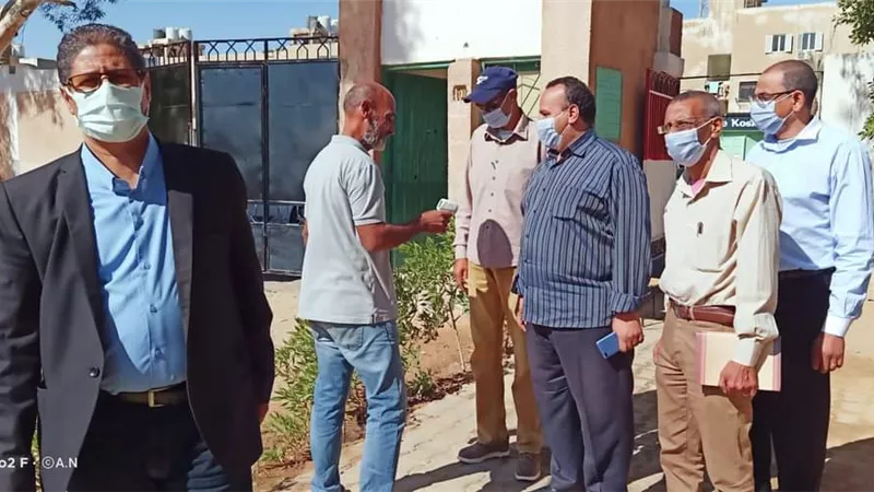 لجنه للمرور والتفتيش على المصالح الحكومية والمدارس برأس غارب