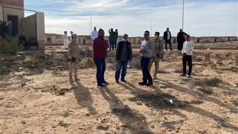 رئيس مركز ومدينة الضبعة يتفقد المدينة السكنية الجديدة