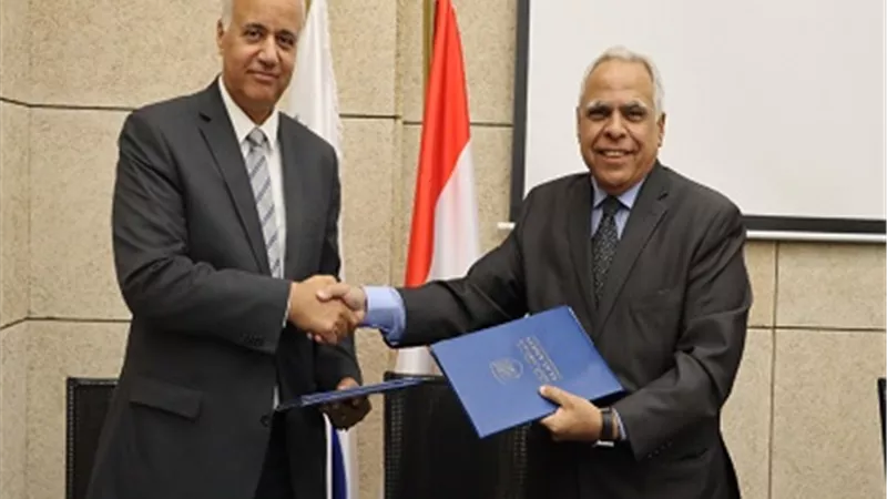 جامعة العلمين توقع مذكرة تعاون فى مجالات ريادة الأعمال والحضانات التكنولوجية