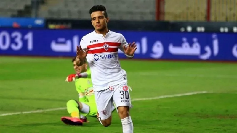 هدف مصطفى فتحى يمنح الأفضلية للزمالك أمام سيراميكا فى الشوط الأول