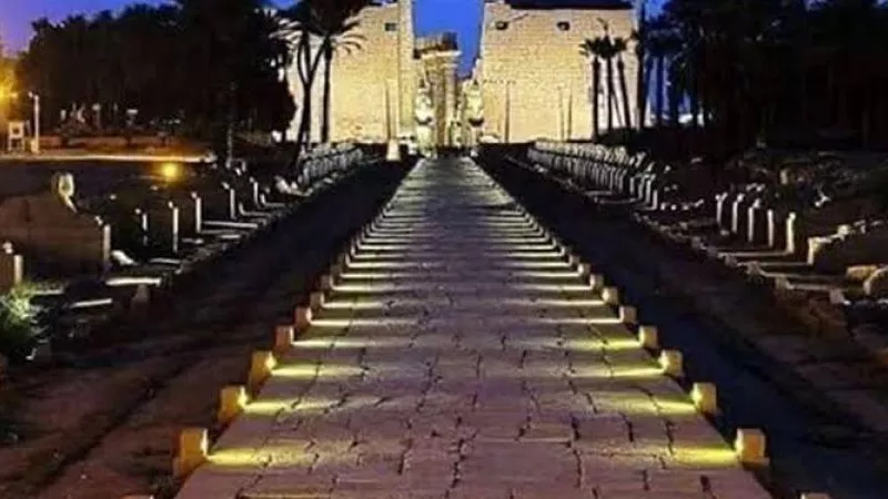 مدير آثار معبد الأقصر: إنجاز مشروع تطوير طريق الكباش بأياد مصرية.. فيديو