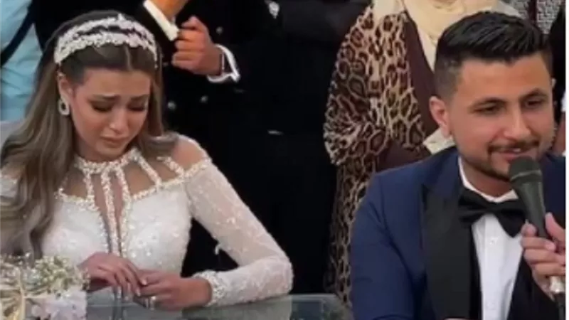 أول فيديو من عقد قران على غزلان وملكة جمال مصر